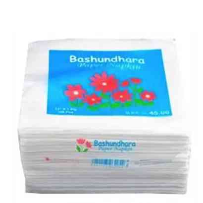 Bashundhara Paper Napkins 13" Unscented (100 pcs)